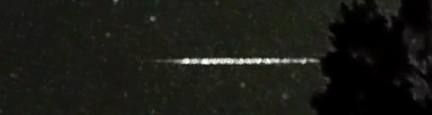 Unprocessed fireball image