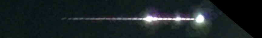 Unprocessed fireball image