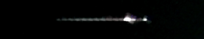 Unprocessed fireball image