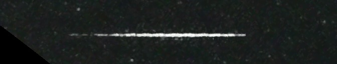 Unprocessed fireball image