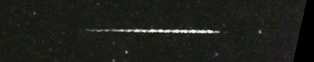 Unprocessed fireball image