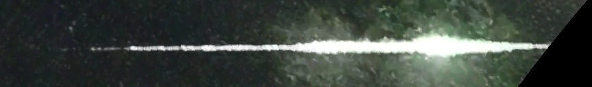 Unprocessed fireball image