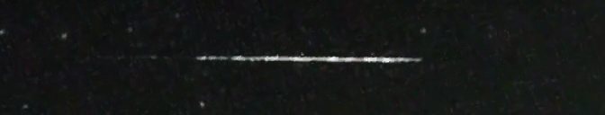 Unprocessed fireball image