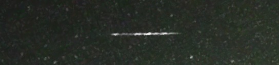 Unprocessed fireball image