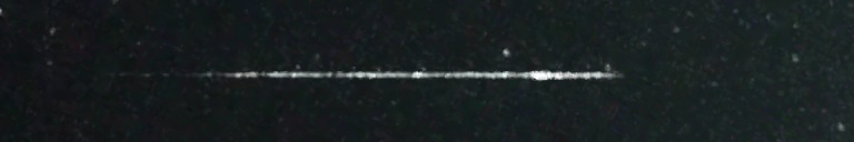 Unprocessed fireball image