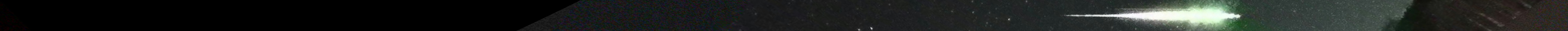 Unprocessed fireball image