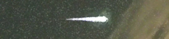 Unprocessed fireball image