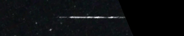 Unprocessed fireball image