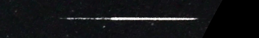 Unprocessed fireball image