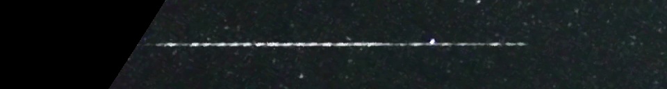 Unprocessed fireball image