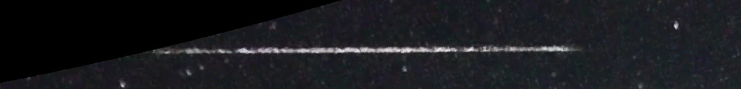 Unprocessed fireball image