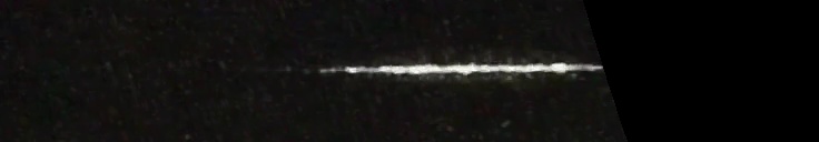 Unprocessed fireball image