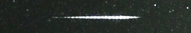 Unprocessed fireball image