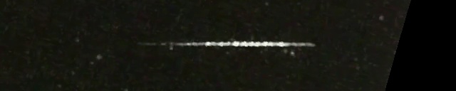 Unprocessed fireball image