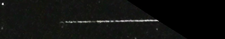 Unprocessed fireball image