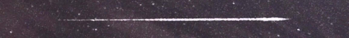 Unprocessed fireball image