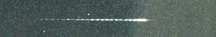 Unprocessed fireball image