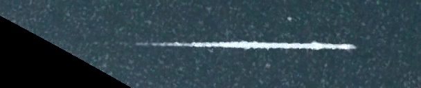 Unprocessed fireball image