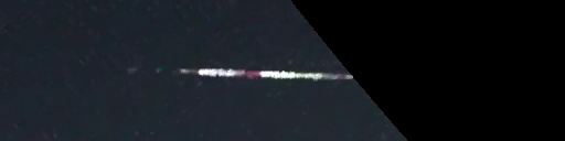 Unprocessed fireball image