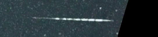 Unprocessed fireball image