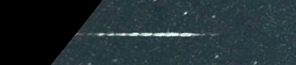 Unprocessed fireball image