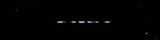 Processed fireball image