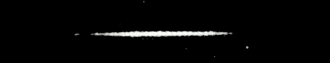 Processed fireball image