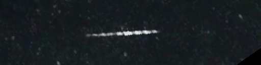 Unprocessed fireball image