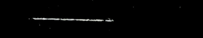 Processed fireball image