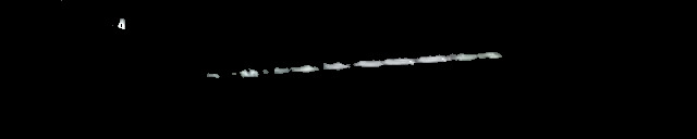 Processed fireball image