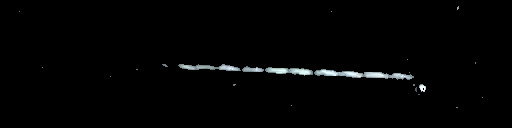 Processed fireball image