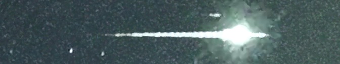 Unprocessed fireball image