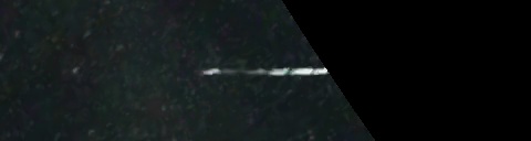 Unprocessed fireball image