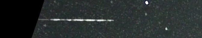 Unprocessed fireball image