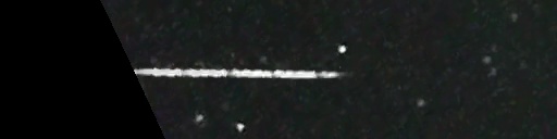 Unprocessed fireball image