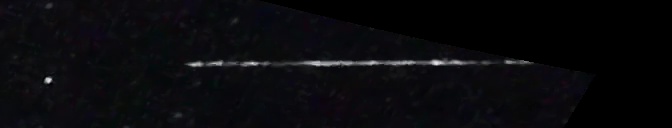 Unprocessed fireball image