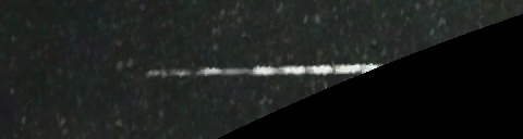 Unprocessed fireball image