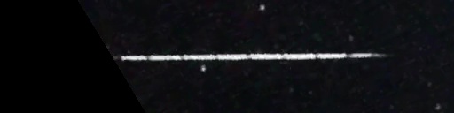 Unprocessed fireball image