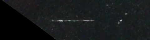 Unprocessed fireball image