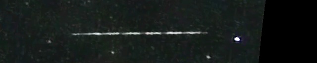 Unprocessed fireball image