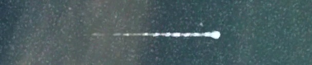 Unprocessed fireball image