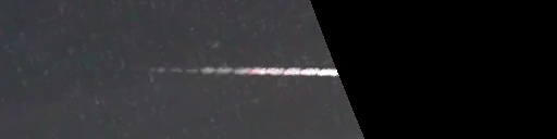 Unprocessed fireball image