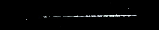 Processed fireball image