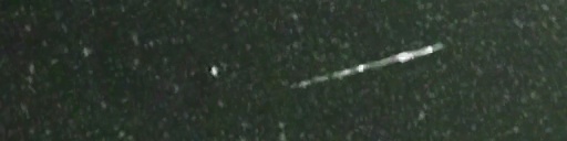 Unprocessed fireball image