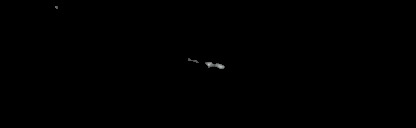 Processed fireball image
