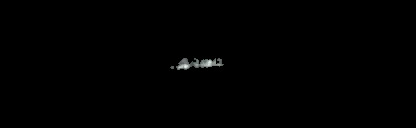 Processed fireball image