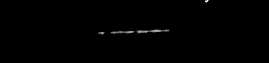 Processed fireball image