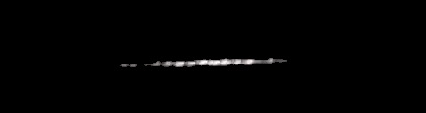 Processed fireball image