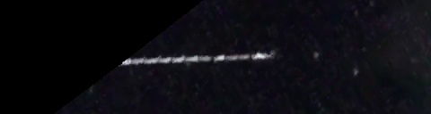 Unprocessed fireball image