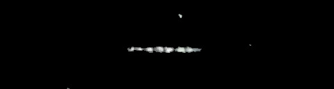 Processed fireball image